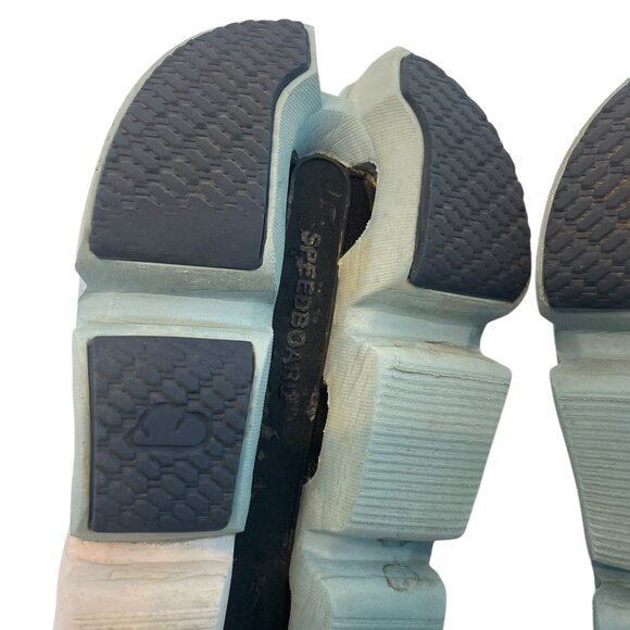 On Running Blue and Gray Athletic Shoes with CloudTec Cushioning - Picture 15 of 16